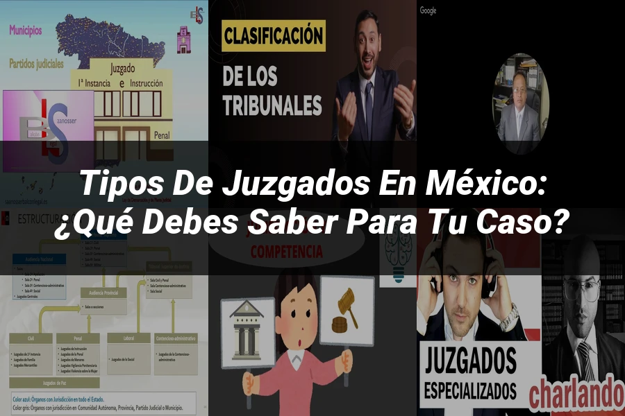 "Tipos de Juzgados en México: ¿Qué Debes Saber para Tu Caso?"