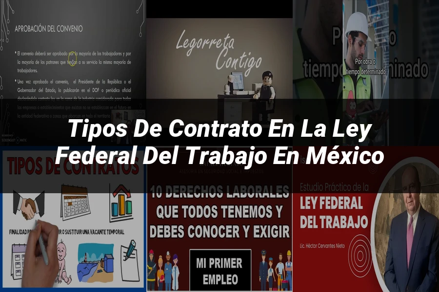 "Tipos de contrato en la Ley Federal del Trabajo en México"