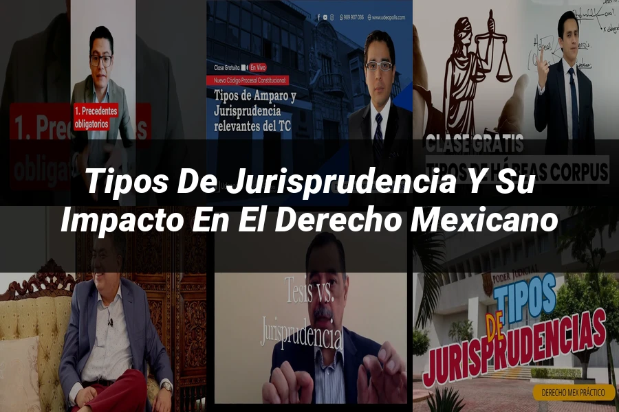 "Tipos de jurisprudencia y su impacto en el derecho mexicano"