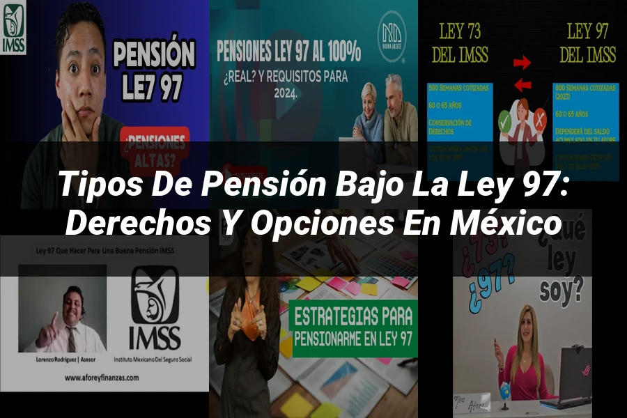 "Tipos de pensión bajo la ley 97: derechos y opciones en México"