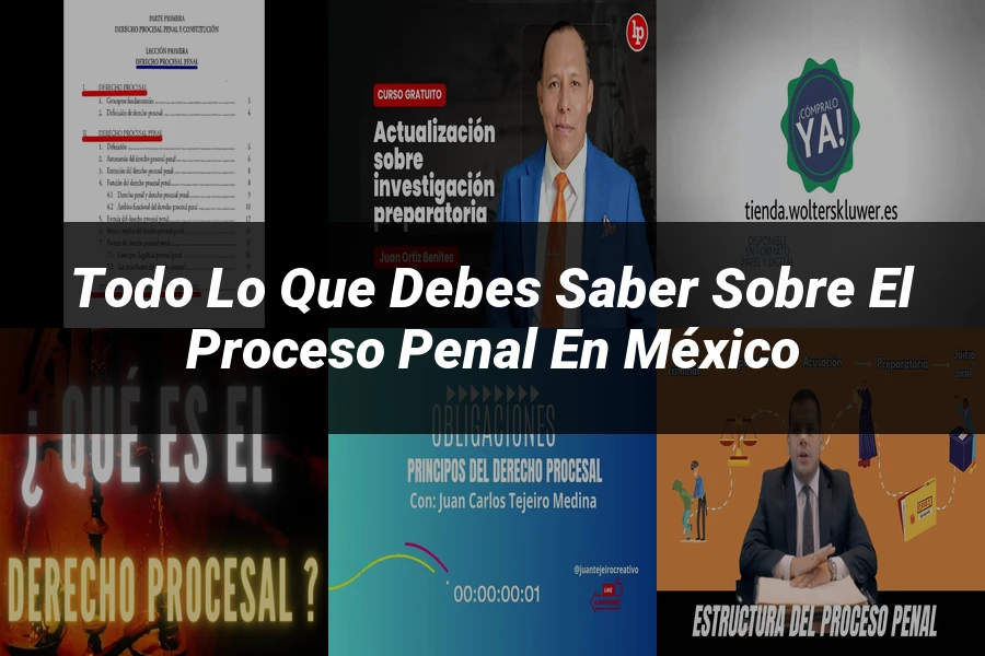 "Todo lo que Debes Saber sobre el Proceso Penal en México"