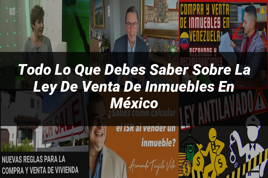 "Todo lo que Debes Saber sobre la Ley de Venta de Inmuebles en México"