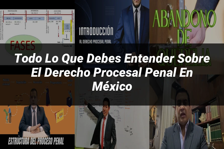 "Todo lo que debes entender sobre el Derecho Procesal Penal en México"
