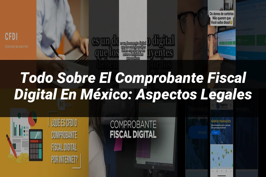 "Todo sobre el Comprobante Fiscal Digital en México: Aspectos Legales"