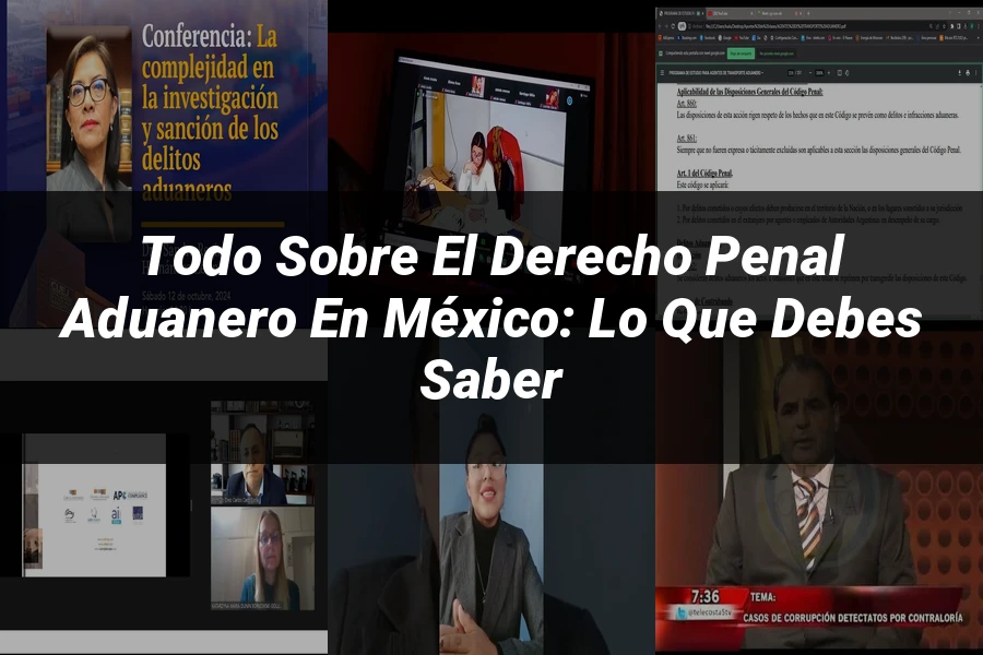 "Todo sobre el Derecho Penal Aduanero en México: Lo que Debes Saber"