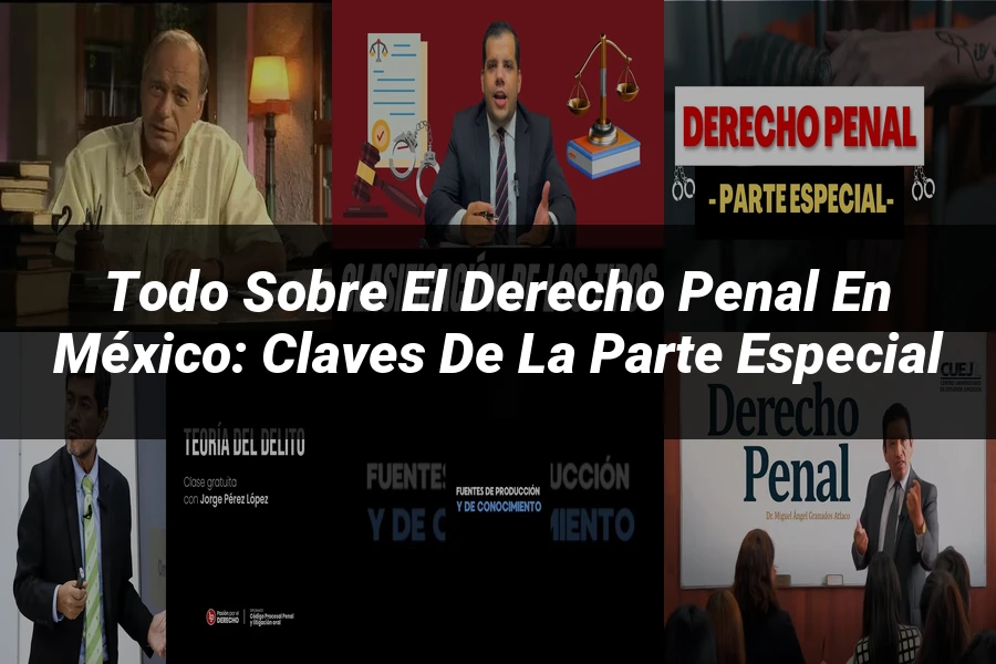 "Todo sobre el Derecho Penal en México: Claves de la Parte Especial"