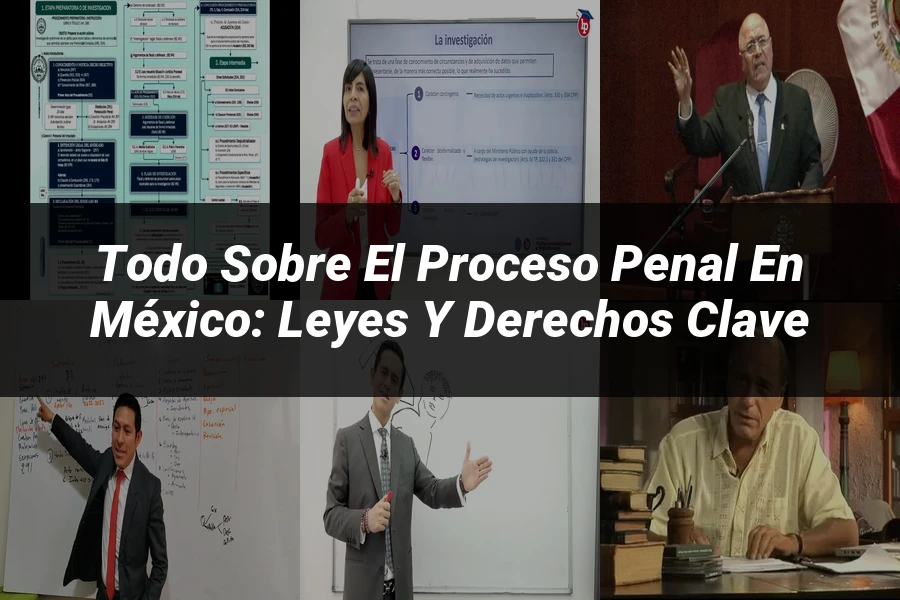 "Todo sobre el Proceso Penal en México: Leyes y Derechos Clave"
