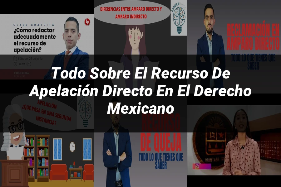 "Todo sobre el Recurso de Apelación Directo en el Derecho Mexicano"