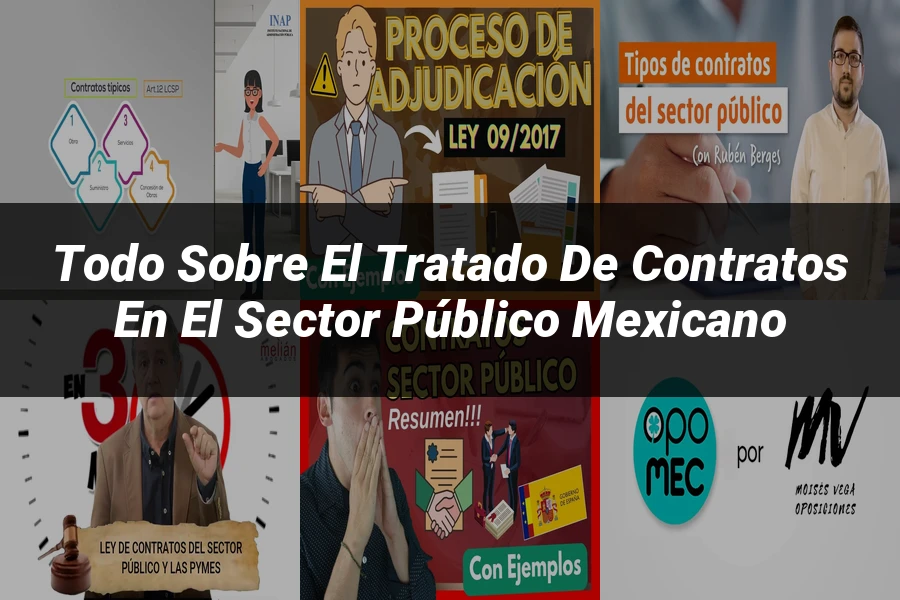 "Todo sobre el Tratado de Contratos en el Sector Público Mexicano"