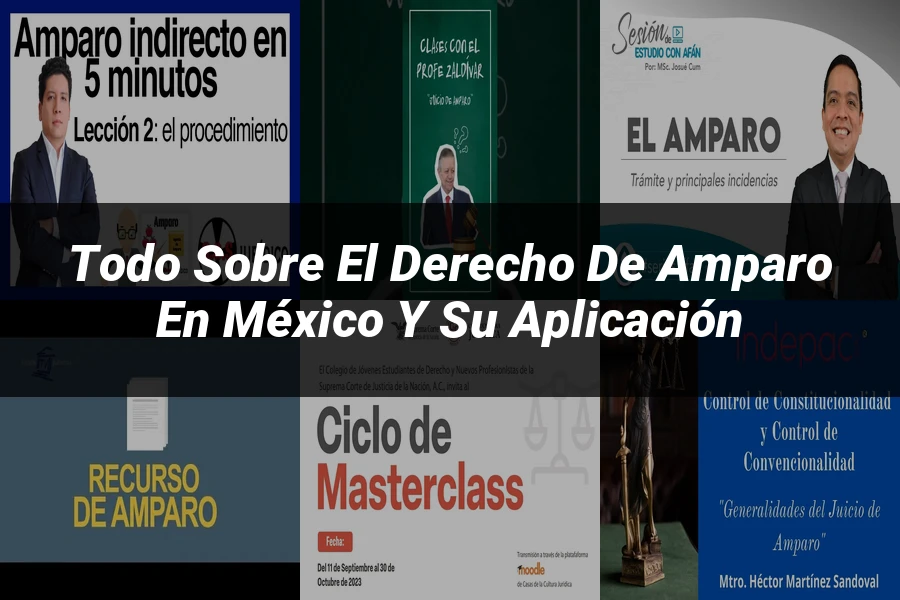 "Todo sobre el derecho de amparo en México y su aplicación"