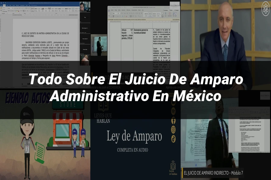 "Todo sobre el juicio de amparo administrativo en México"