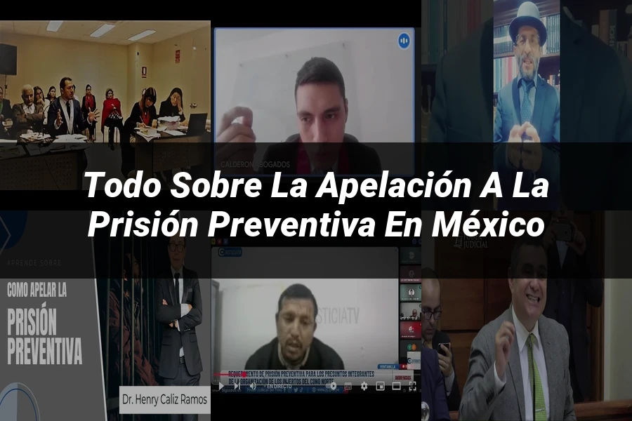 "Todo sobre la Apelación a la Prisión Preventiva en México"