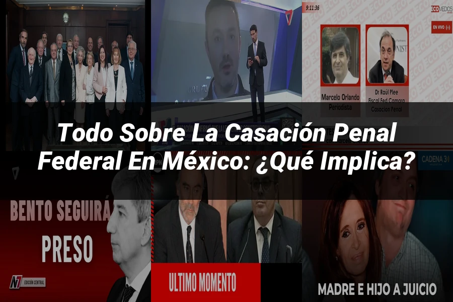 "Todo sobre la Casación Penal Federal en México: ¿Qué Implica?"