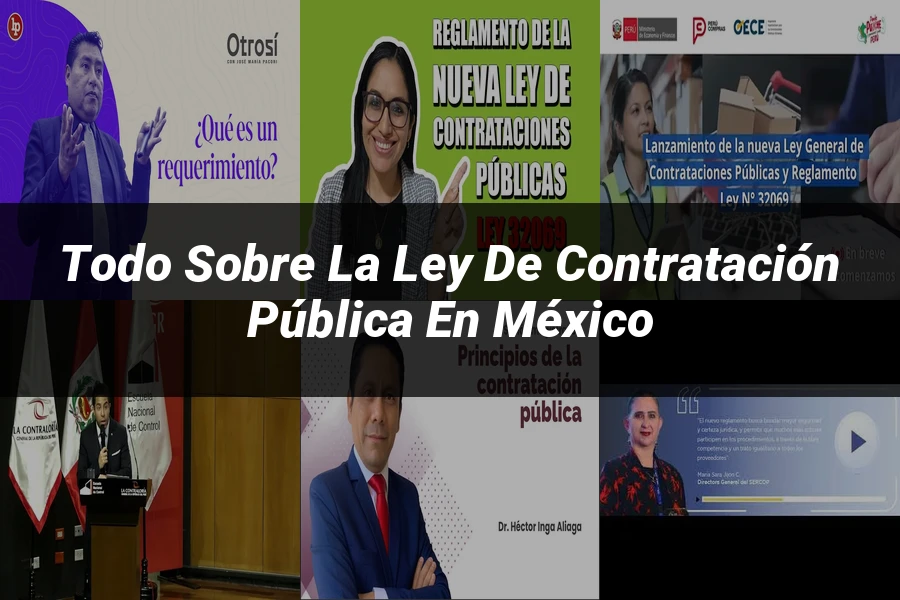 "Todo sobre la Ley de Contratación Pública en México"