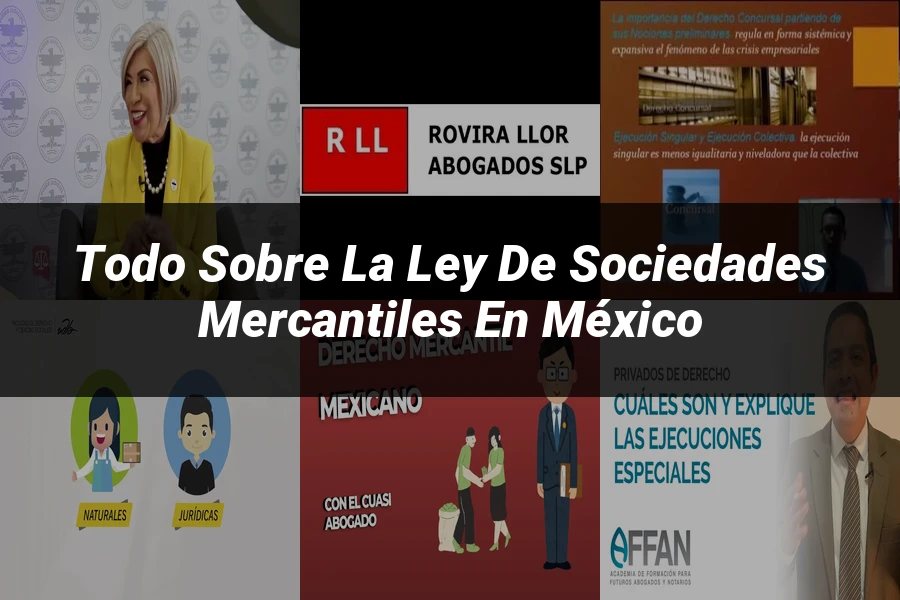 "Todo sobre la Ley de Sociedades Mercantiles en México"