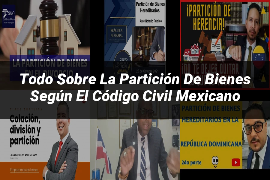 "Todo sobre la Partición de Bienes según el Código Civil Mexicano"