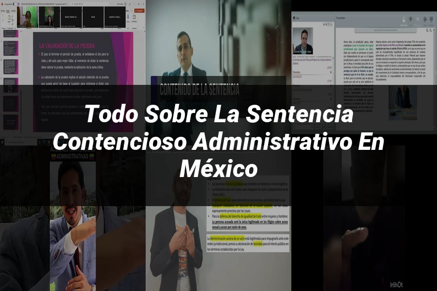 "Todo sobre la Sentencia Contencioso Administrativo en México"