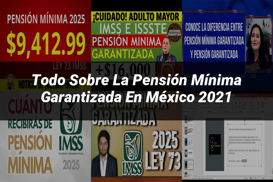 "Todo sobre la pensión mínima garantizada en México 2021"