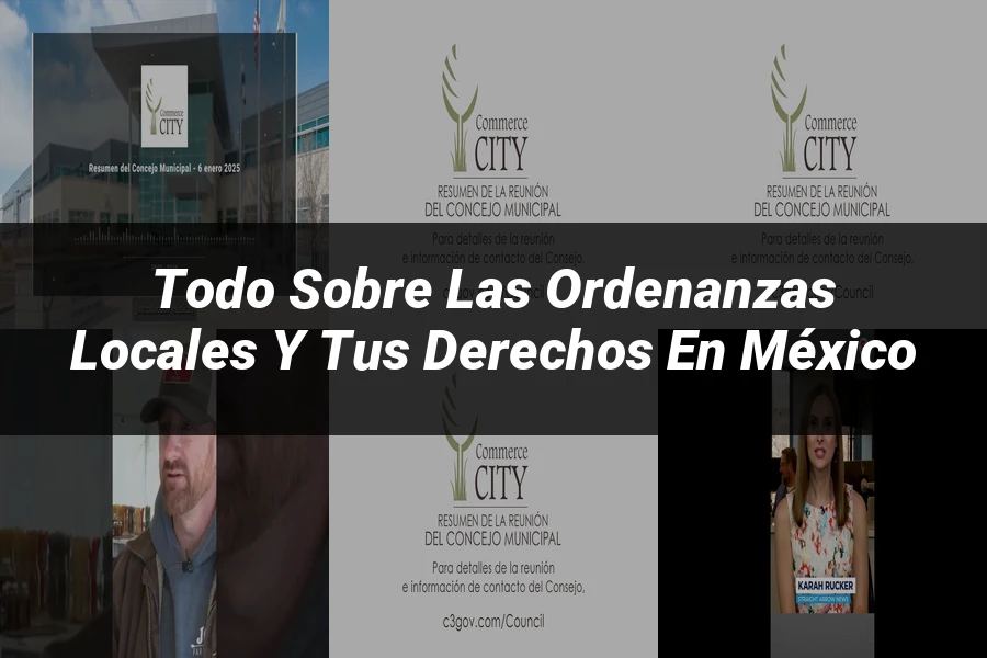 "Todo sobre las ordenanzas locales y tus derechos en México"