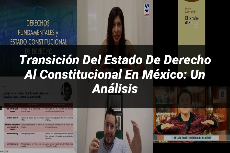 "Transición del Estado de Derecho al Constitucional en México: Un Análisis"