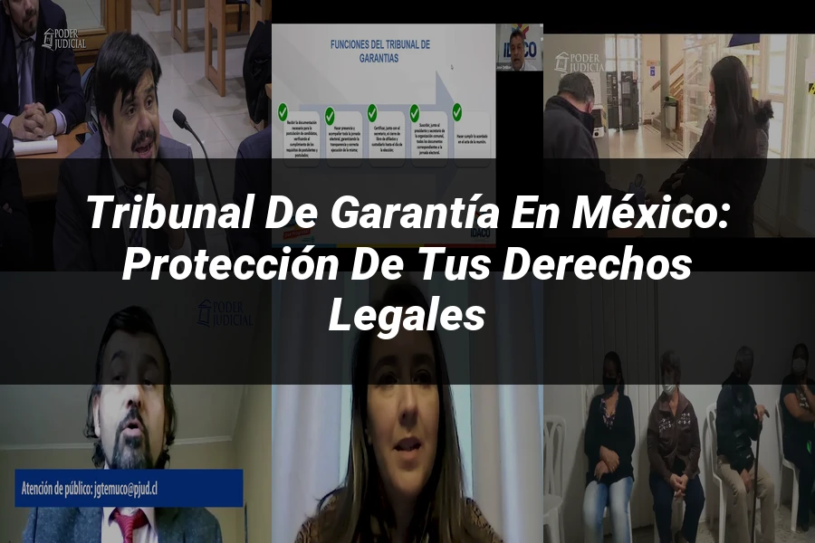 "Tribunal de Garantía en México: Protección de tus Derechos Legales"