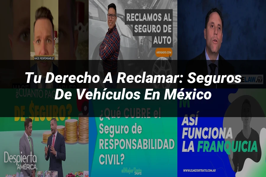 "Tu Derecho a Reclamar: Seguros de Vehículos en México"
