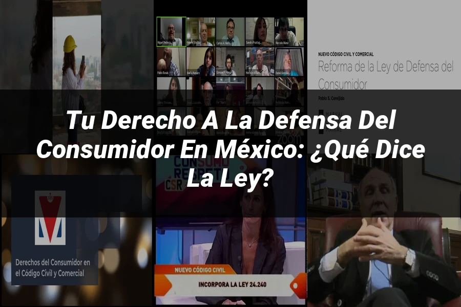 "Tu Derecho a la Defensa del Consumidor en México: ¿Qué Dice la Ley?"