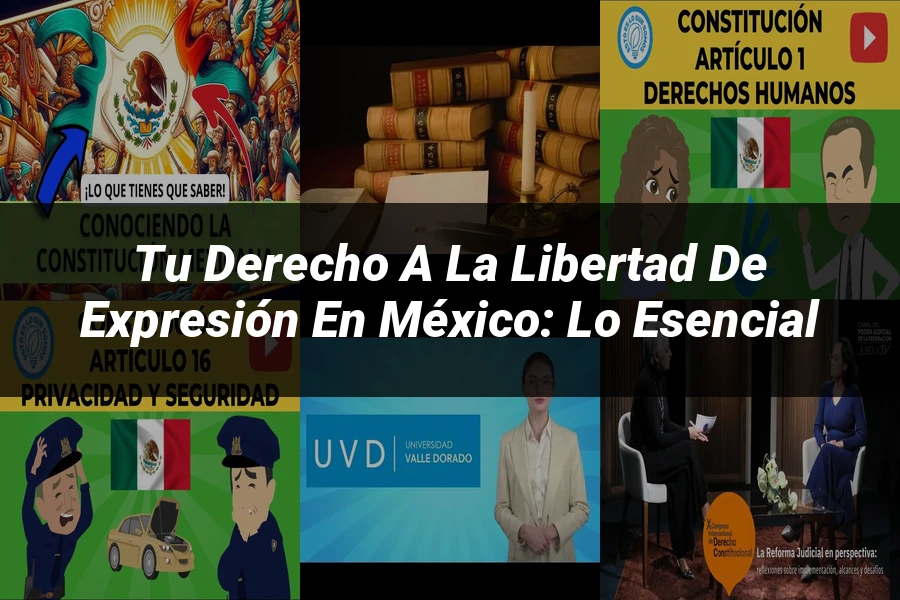 "Tu Derecho a la Libertad de Expresión en México: Lo Esencial"