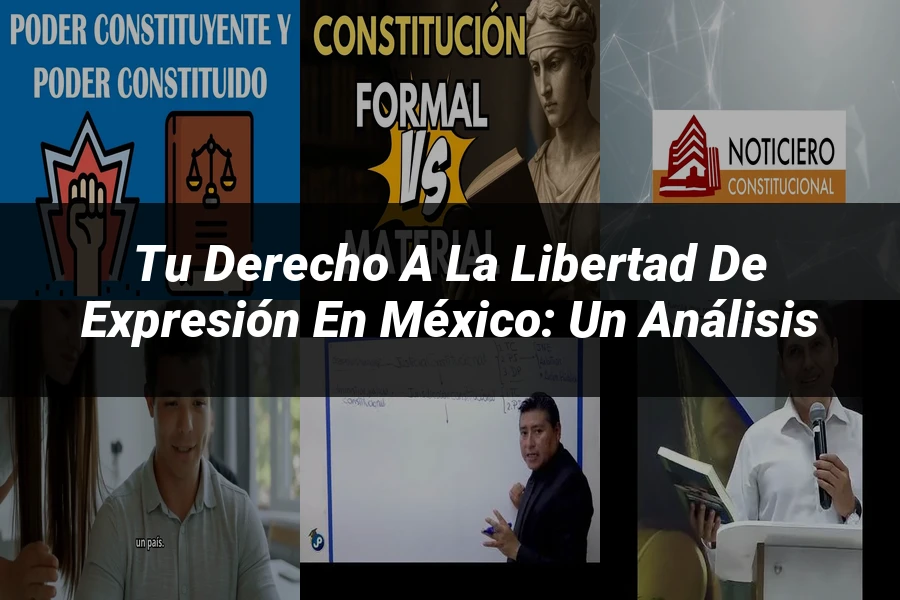 "Tu Derecho a la Libertad de Expresión en México: Un Análisis"