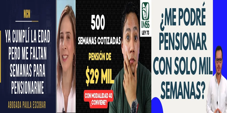 "Tu Derecho a la Pensión por 1000 Semanas en México"