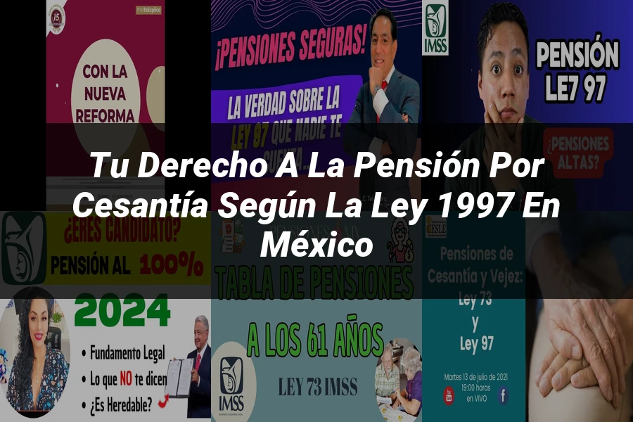 "Tu Derecho a la Pensión por Cesantía según la Ley 1997 en México"