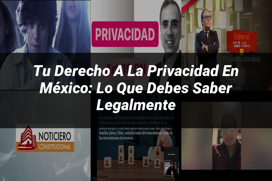 "Tu Derecho a la Privacidad en México: Lo Que Debes Saber Legalmente"
