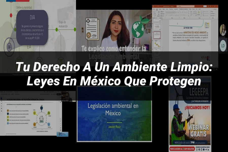 "Tu Derecho a un Ambiente Limpio: Leyes en México que Protegen"