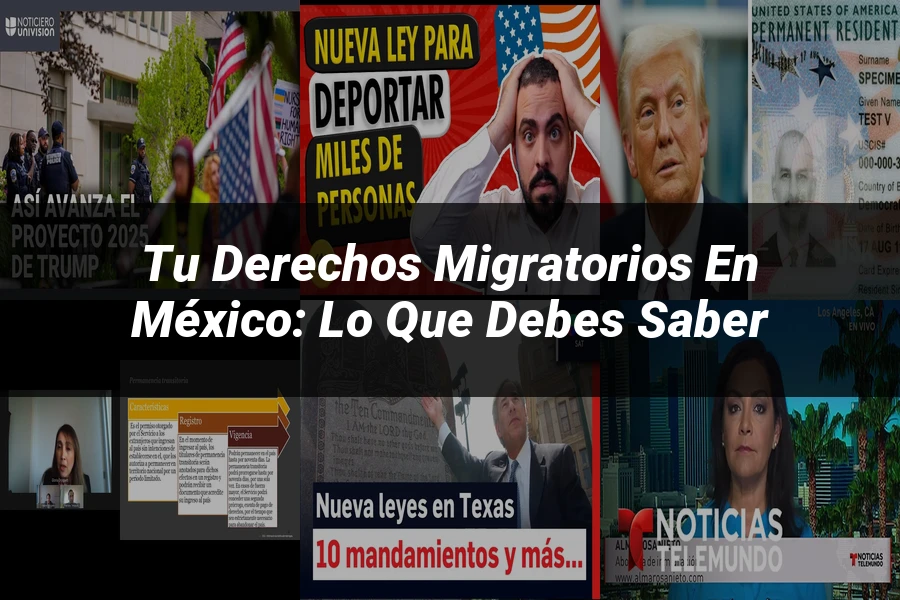 "Tu Derechos Migratorios en México: Lo que Debes Saber"