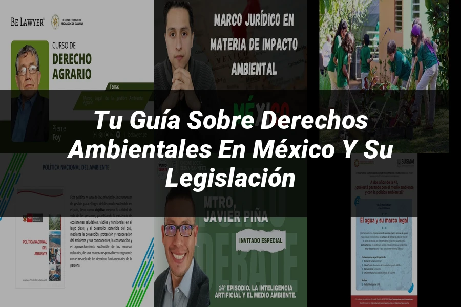 "Tu Guía sobre Derechos Ambientales en México y su Legislación"