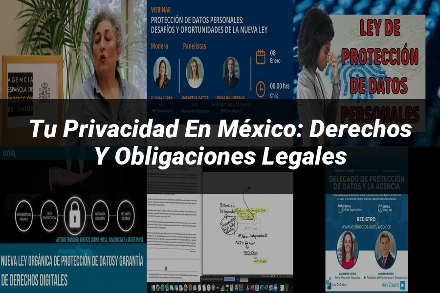 "Tu Privacidad en México: Derechos y Obligaciones Legales"