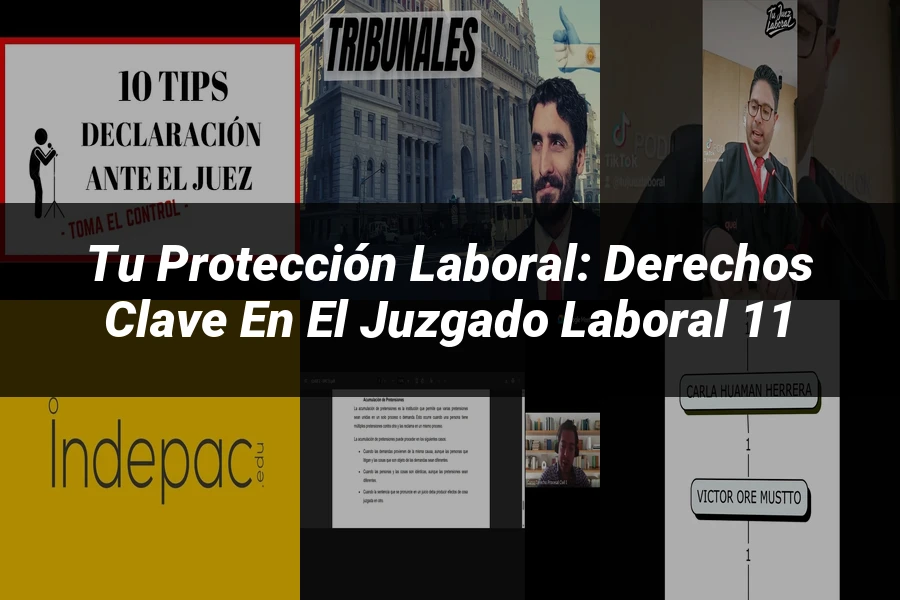 "Tu Protección Laboral: Derechos Clave en el Juzgado Laboral 11"