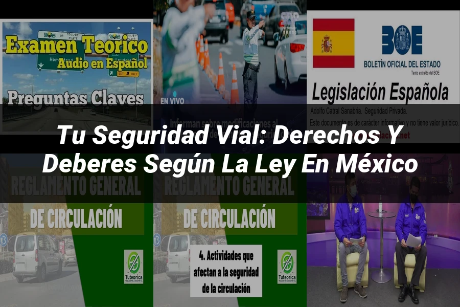 "Tu Seguridad Vial: Derechos y Deberes según la Ley en México"