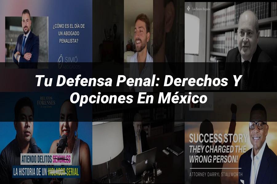 "Tu defensa penal: derechos y opciones en México"
