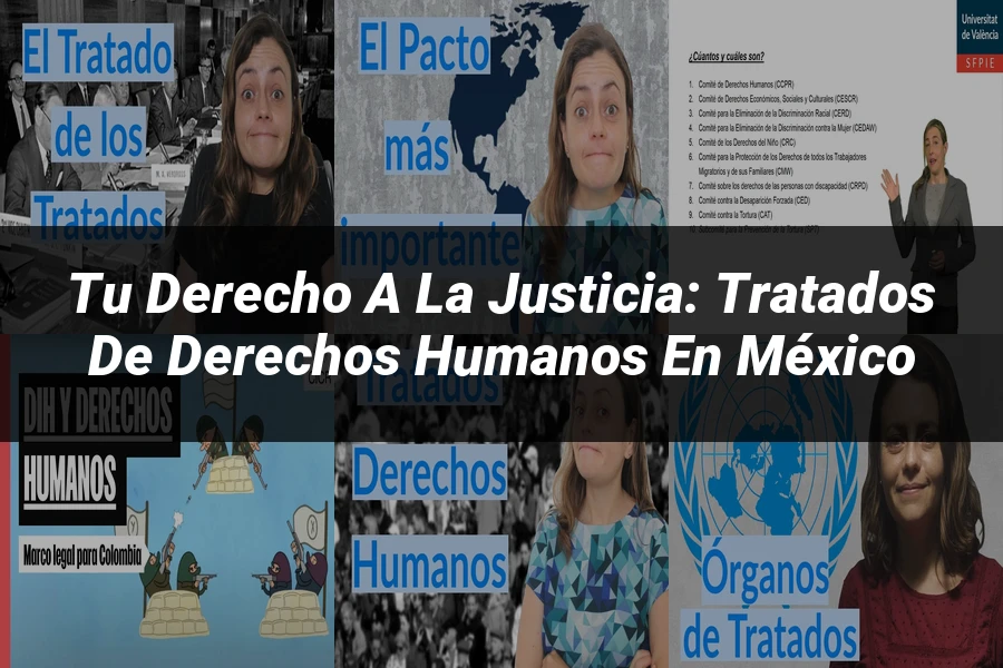 "Tu derecho a la justicia: tratados de derechos humanos en México"