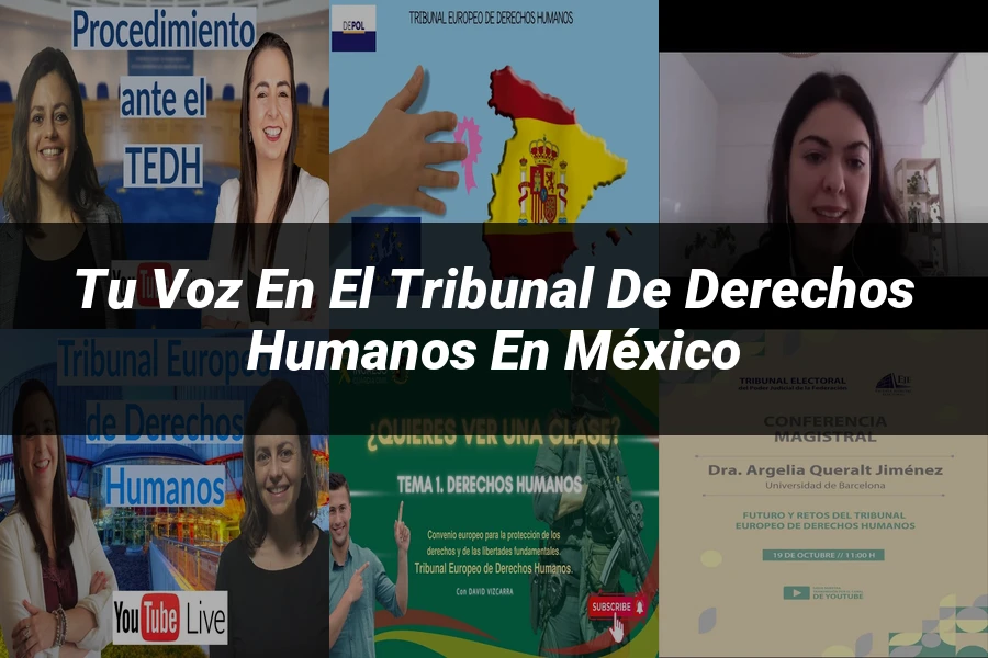 "Tu voz en el tribunal de derechos humanos en México"