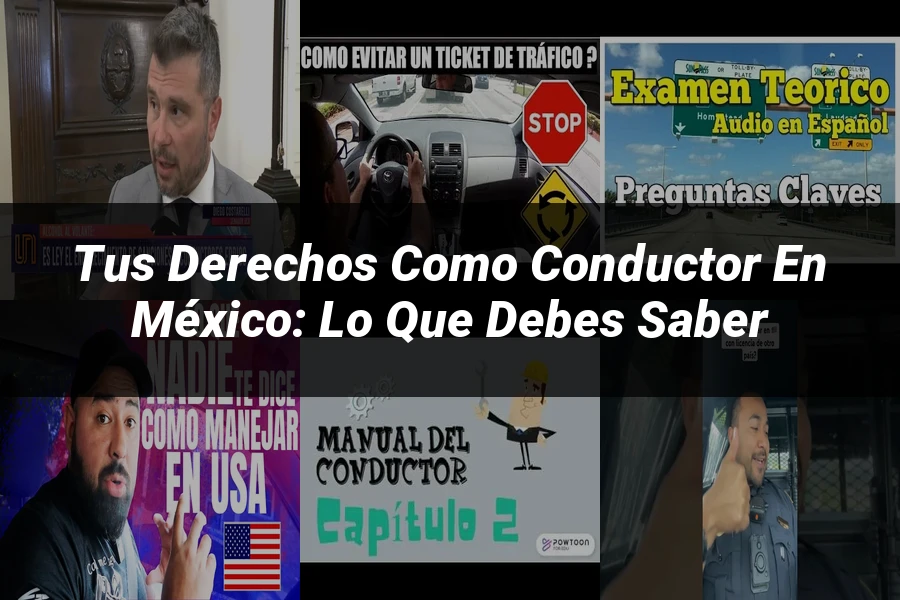 "Tus Derechos como Conductor en México: Lo que Debes Saber"