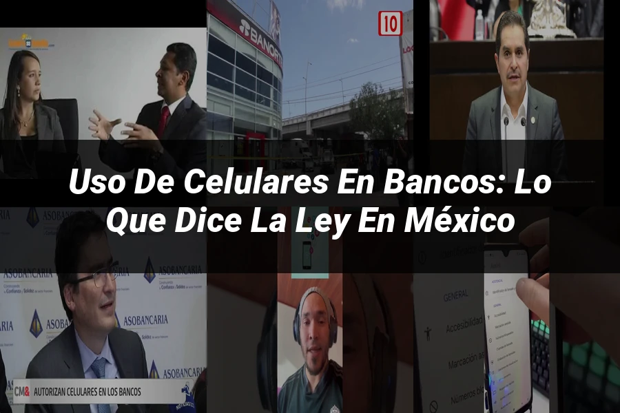"Uso de celulares en bancos: lo que dice la ley en México"