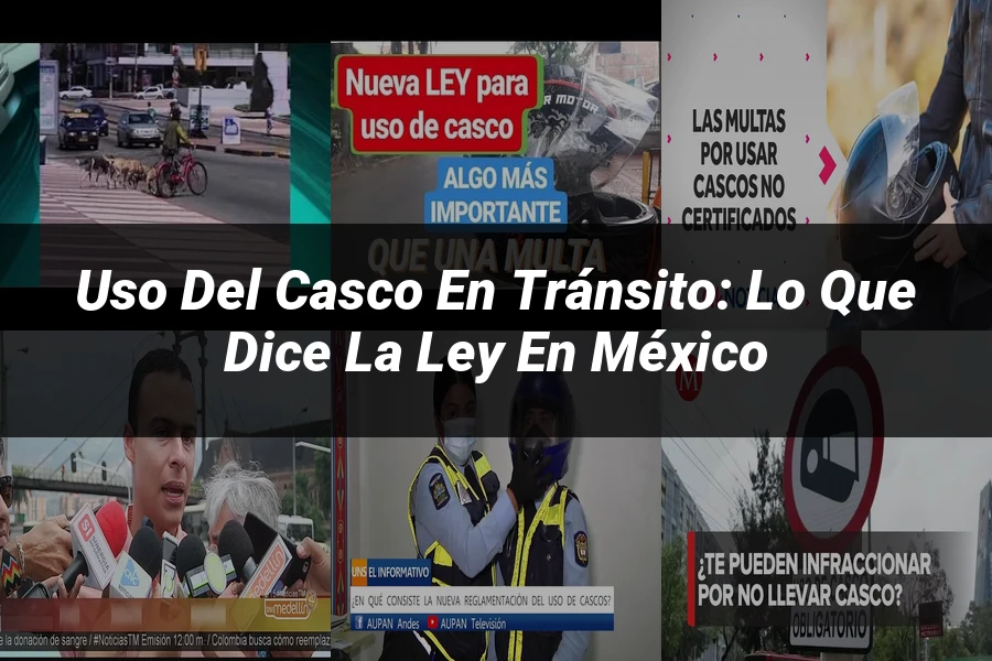 "Uso del casco en tránsito: Lo que dice la ley en México"