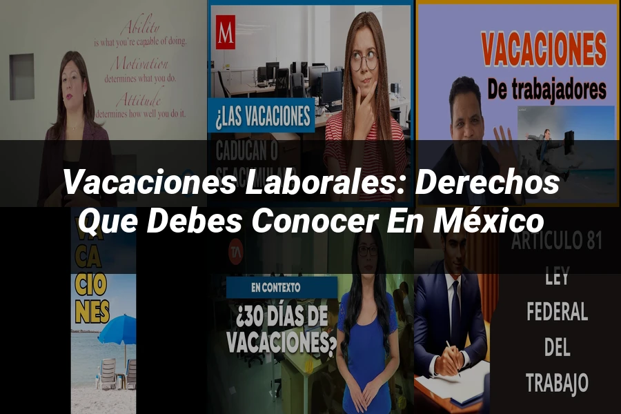 "Vacaciones Laborales: Derechos que Debes Conocer en México"
