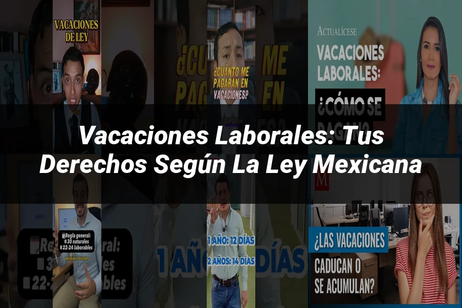 "Vacaciones Laborales: Tus Derechos Según la Ley Mexicana"