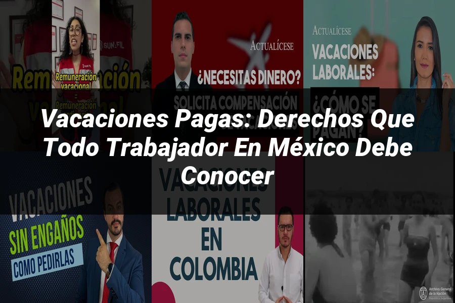 "Vacaciones Pagas: Derechos que Todo Trabajador en México Debe Conocer"