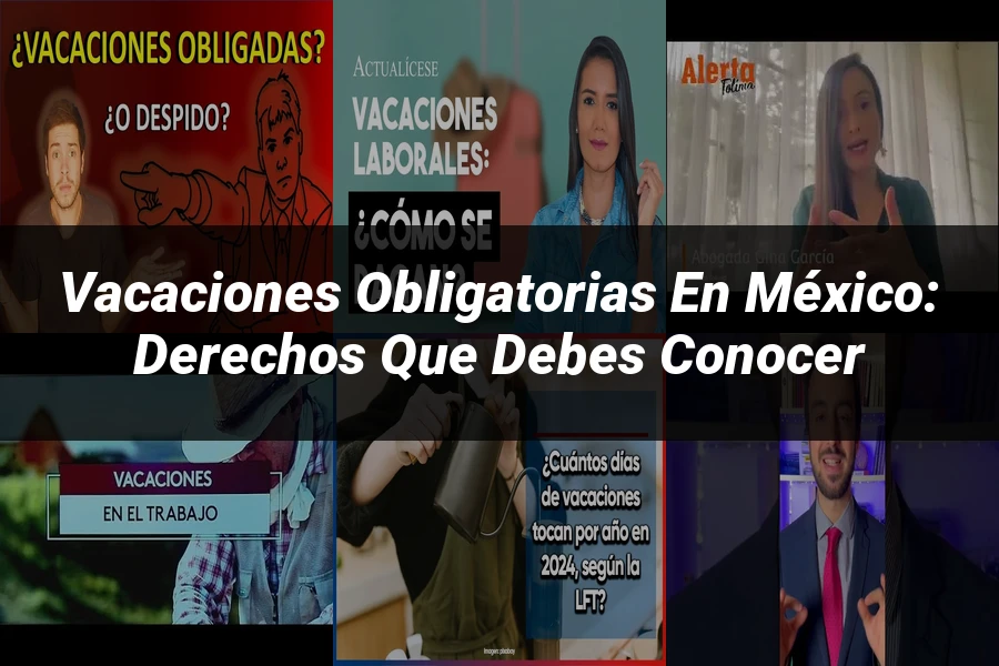 "Vacaciones obligatorias en México: derechos que debes conocer"
