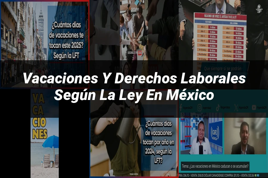 "Vacaciones y derechos laborales según la ley en México"