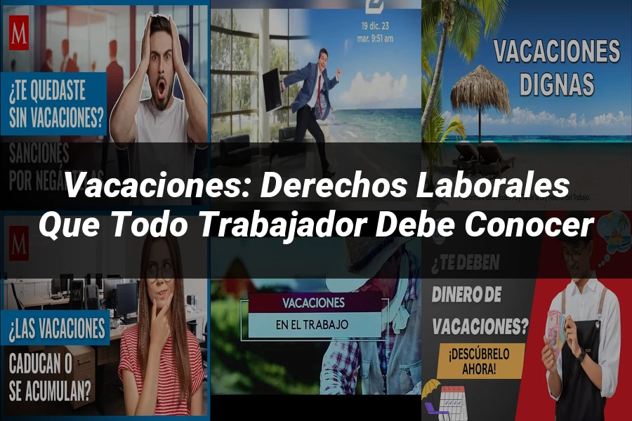 "Vacaciones: Derechos Laborales que Todo Trabajador Debe Conocer"